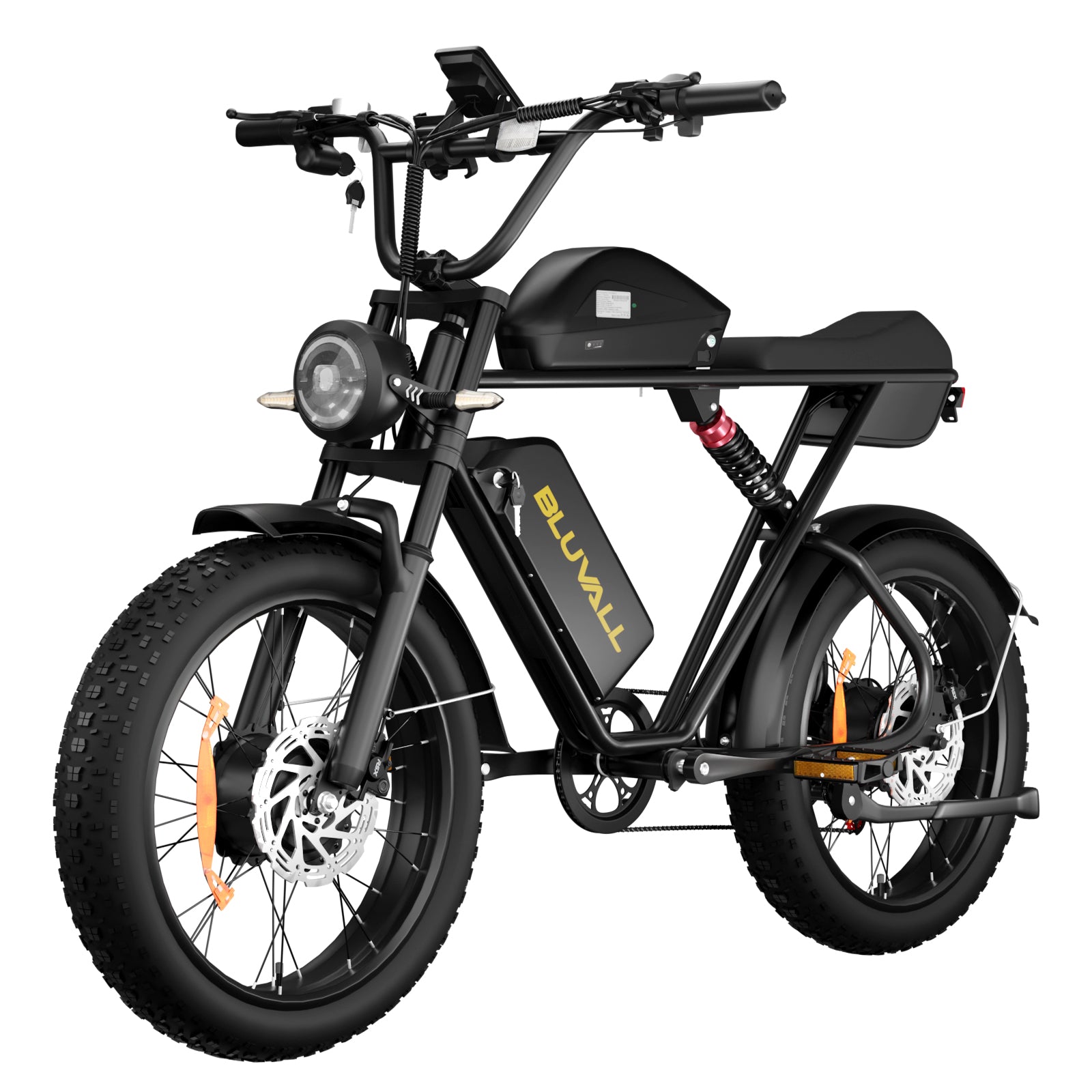 Bluvall K10 Ebike Dual Motor Dual Battery 52V 2000w 35MPH 150 Miles