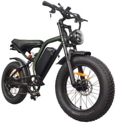 Bluvall K6 ebike 1200w 20Ah 48v 31mph 80miles ebike full suspension Electric bike for adults