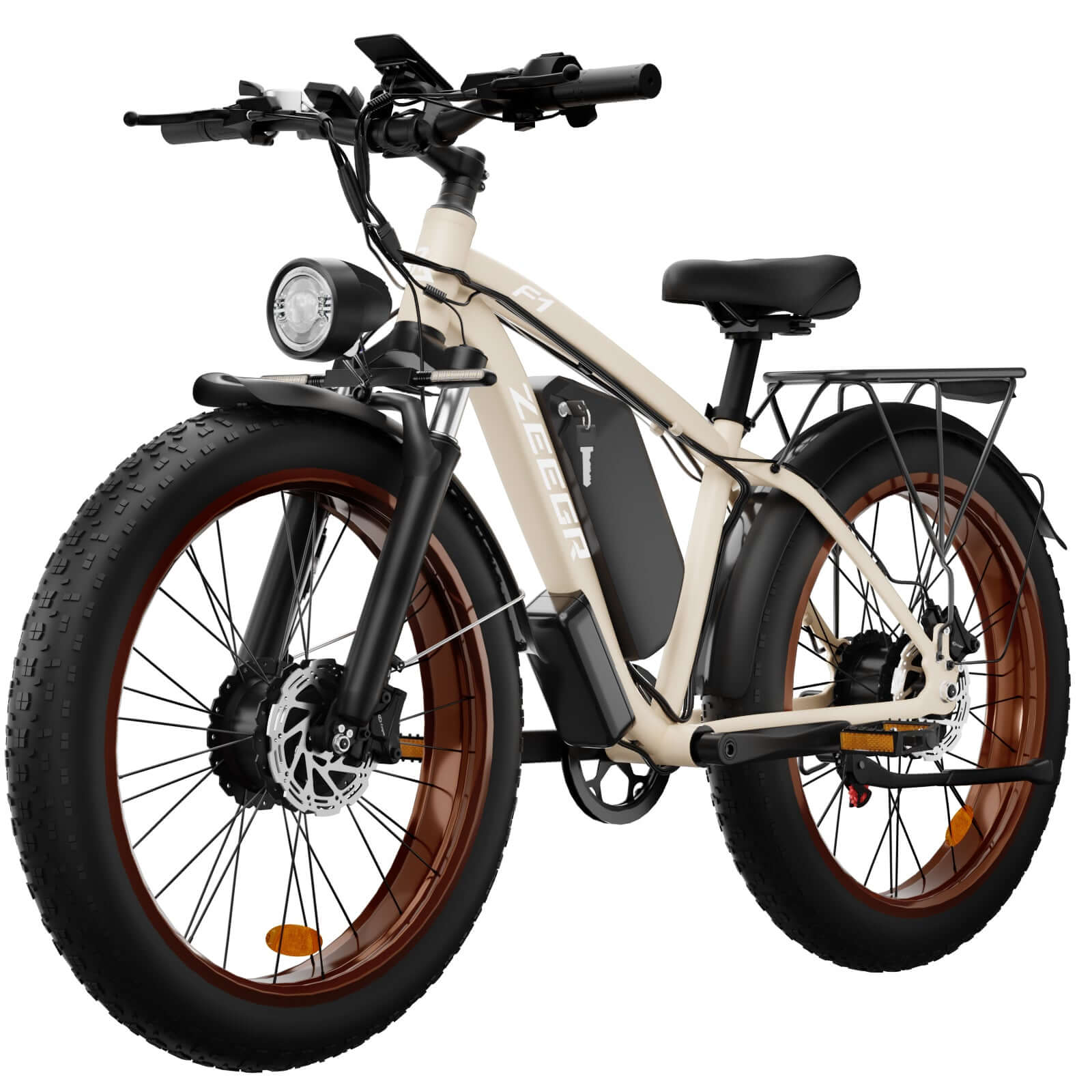 Bluvall B1 Pro Dual Motor Electric Bike AWD 2000W ebike 35MPH 80Miles