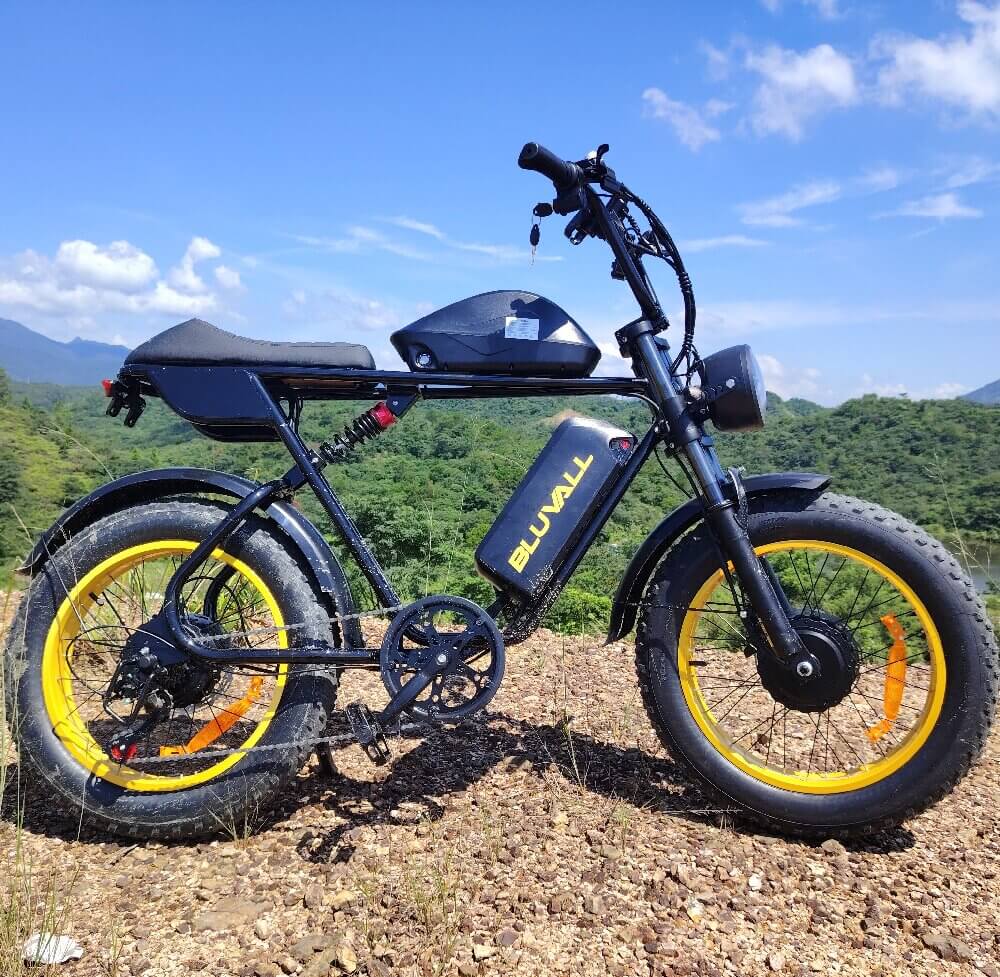 Bluvall K10 Ebike Dual Motor Dual Battery 52V 2000w 35MPH 150 Miles