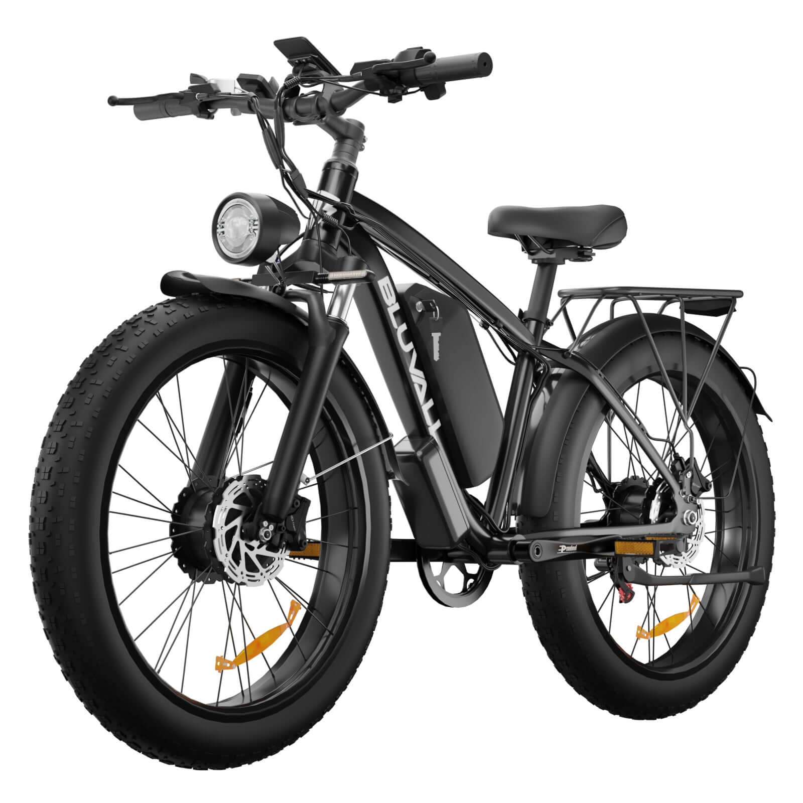 Bluvall B1 Pro Dual Motor Electric Bike AWD 2000W ebike 35MPH 80Miles