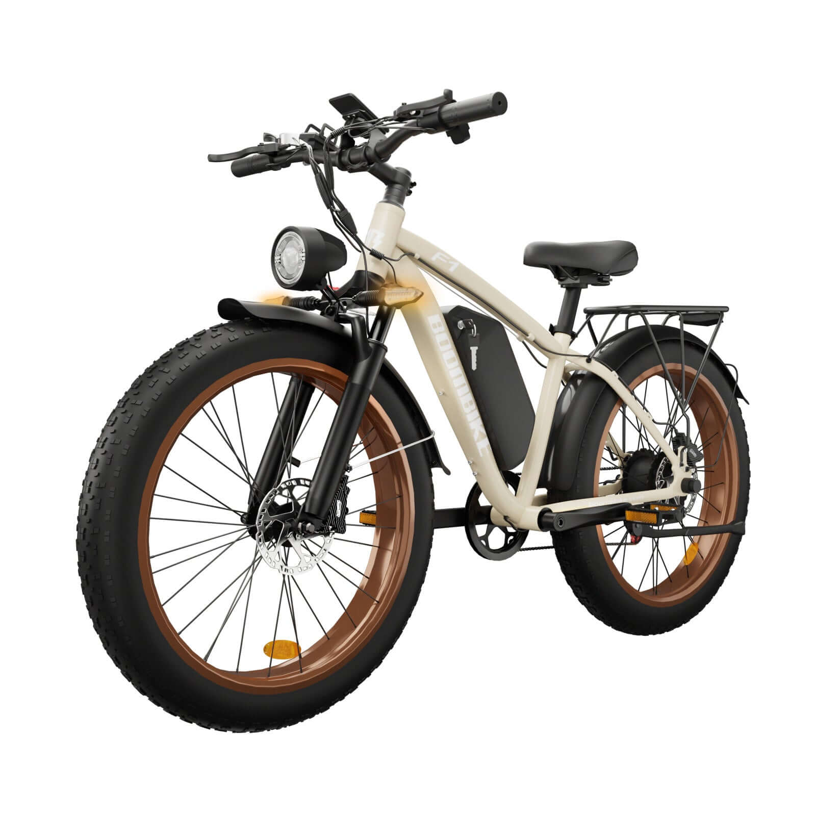 Display damaged Boombike Zeegr F1 1000w Electric Bike Fat Tire 26" 31mph 60Miles