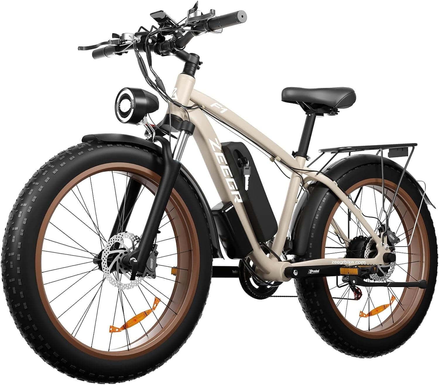 Boombike Zeegr F1 1000w Electric Bike Fat Tire 26" 31mph 60Miles All Terrain ebike